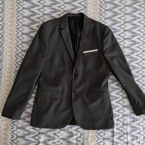 H&M Blazer - Gray - 40R - Slim Fit - from H&M luxury line